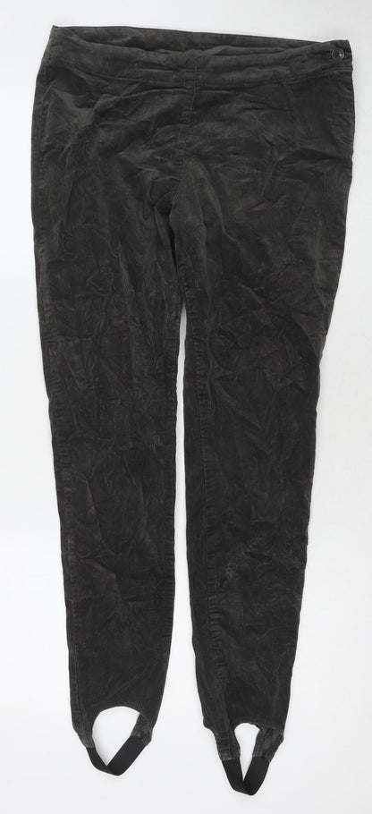 Womens UK Size 12 Marks and Spencer Regular Fit  Green Trousers