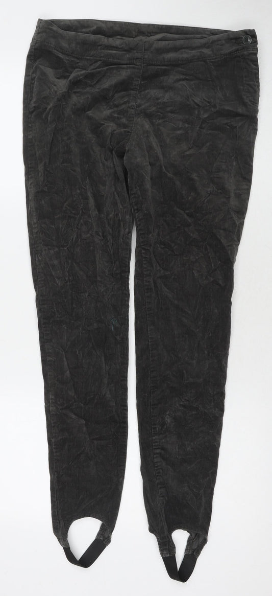 Womens UK Size 12 Marks and Spencer Regular Fit  Green Trousers