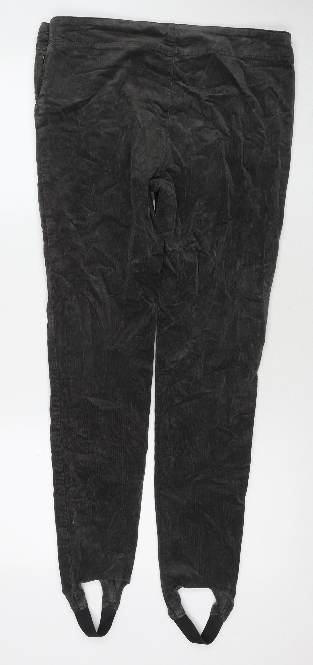 Womens UK Size 12 Marks and Spencer Regular Fit  Green Trousers