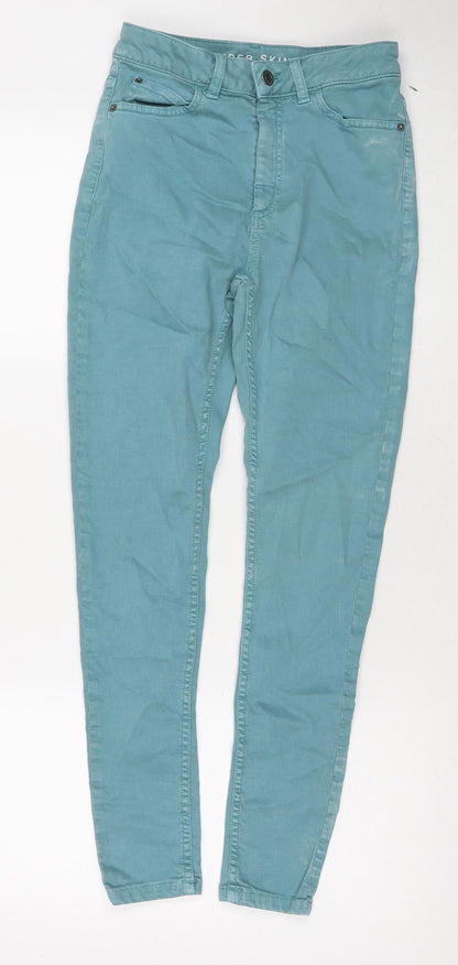 Womens UK Size 8 Marks and Spencer Regular Fit Skinny Blue Jeans