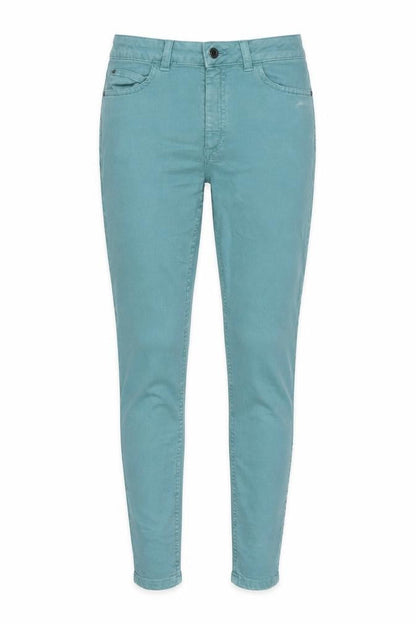 Marks & Spencer Womens Blue Cotton Skinny Jeans Size 8 L27 in Regular Zip