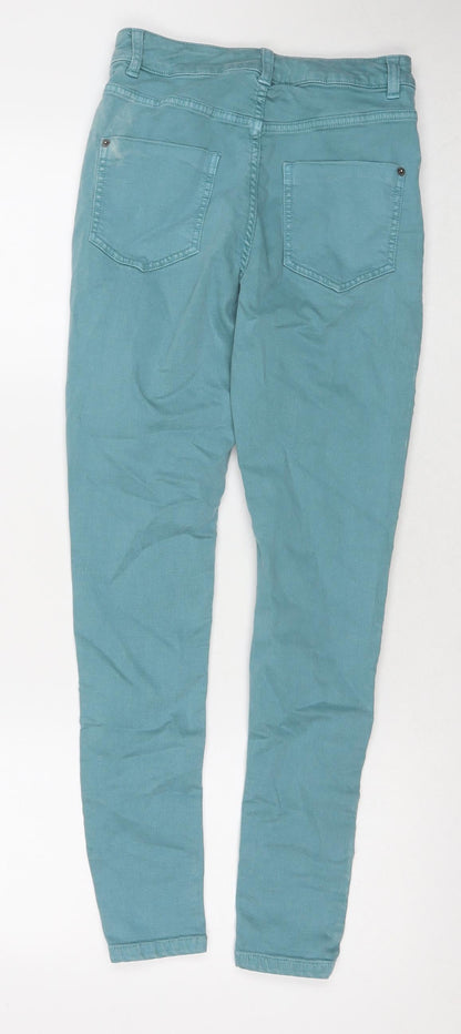 Womens UK Size 8 Marks and Spencer Regular Fit Skinny Blue Jeans