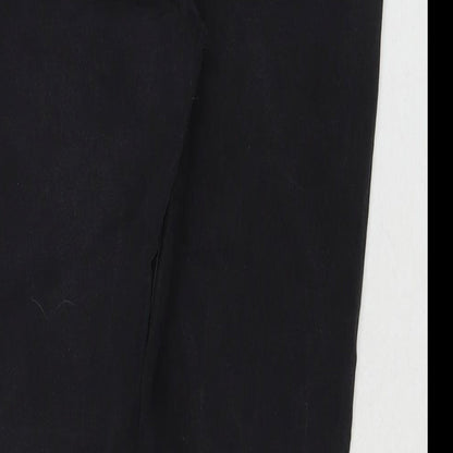 TU Womens Black Cotton Jegging Jeans Size 14 L26 in Regular