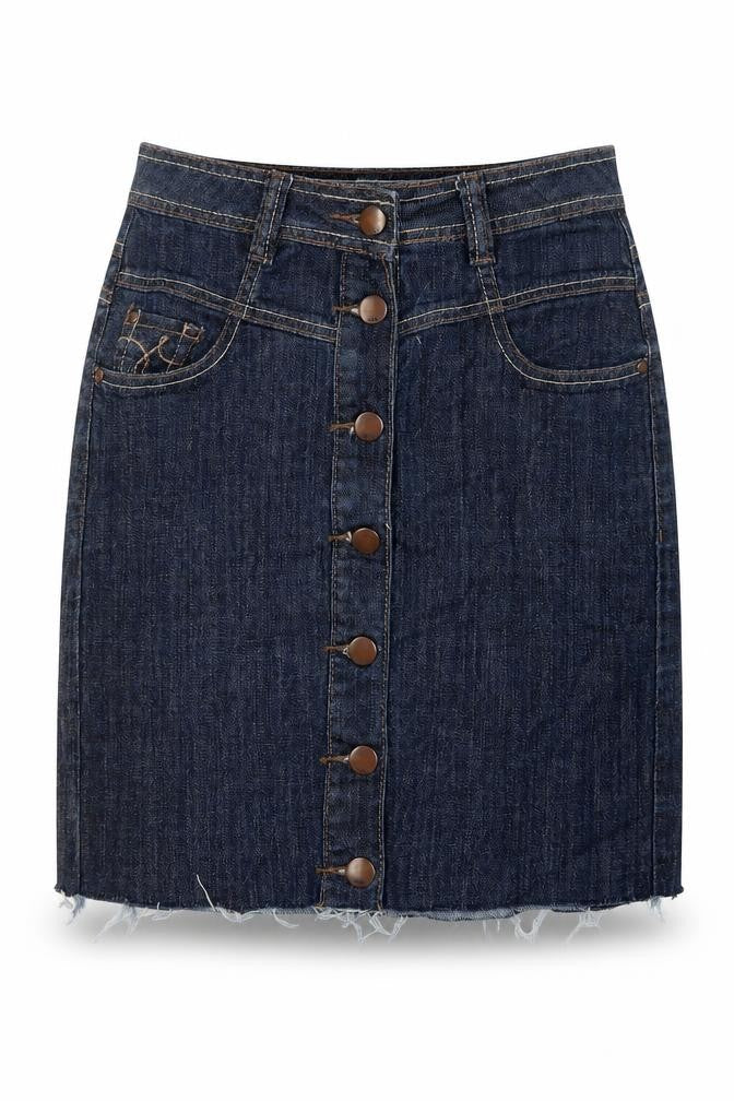 Womens UK Size 6 NEXT A-Line Denim Skirt