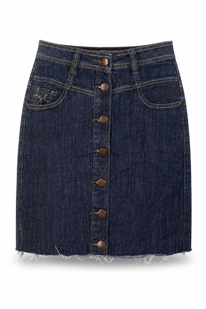 Womens UK Size 6 NEXT A-Line Denim Skirt