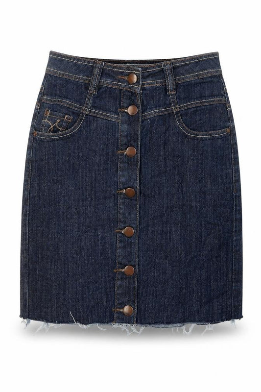 Womens UK Size 6 NEXT A-Line Denim Skirt