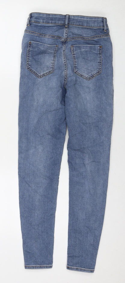 Womens UK Size 8 Marks and Spencer Regular Fit Jegging Blue Jeans