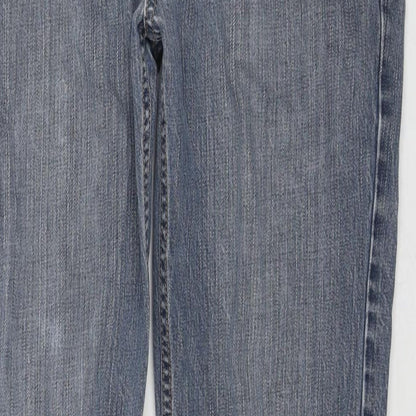 Urban Pipeline Mens Black Cotton Bootcut Jeans Size 33 in L32 in Regular Zip