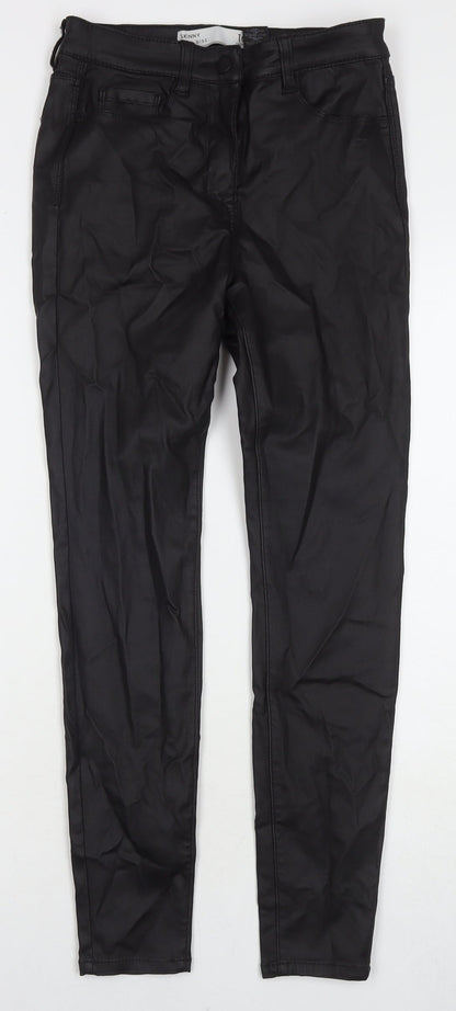 Womens UK Size 10 Marks and Spencer Regular Fit  Black Trousers