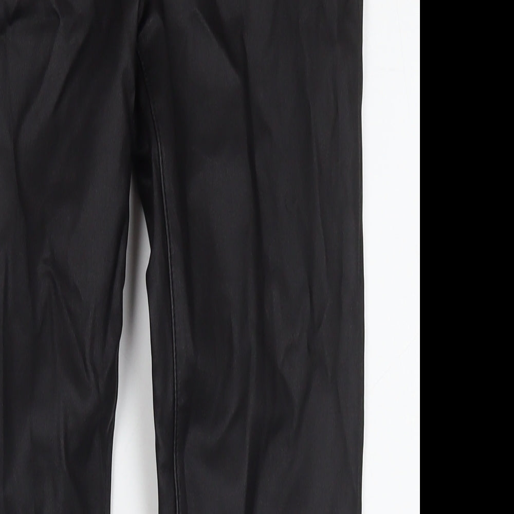 Womens UK Size 10 Marks and Spencer Regular Fit  Black Trousers