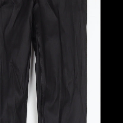 Womens UK Size 10 Marks and Spencer Regular Fit  Black Trousers