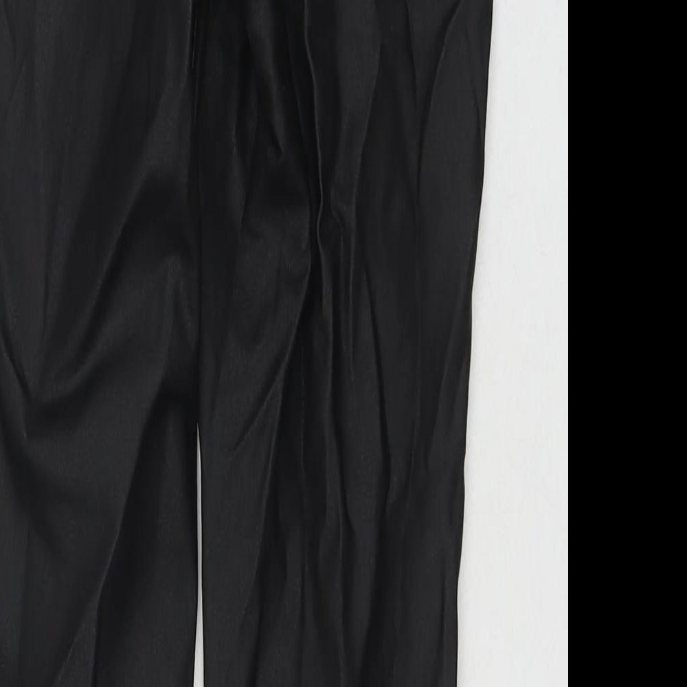 Womens UK Size 10 Marks and Spencer Regular Fit  Black Trousers