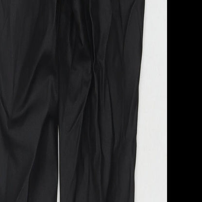 Womens UK Size 10 Marks and Spencer Regular Fit  Black Trousers