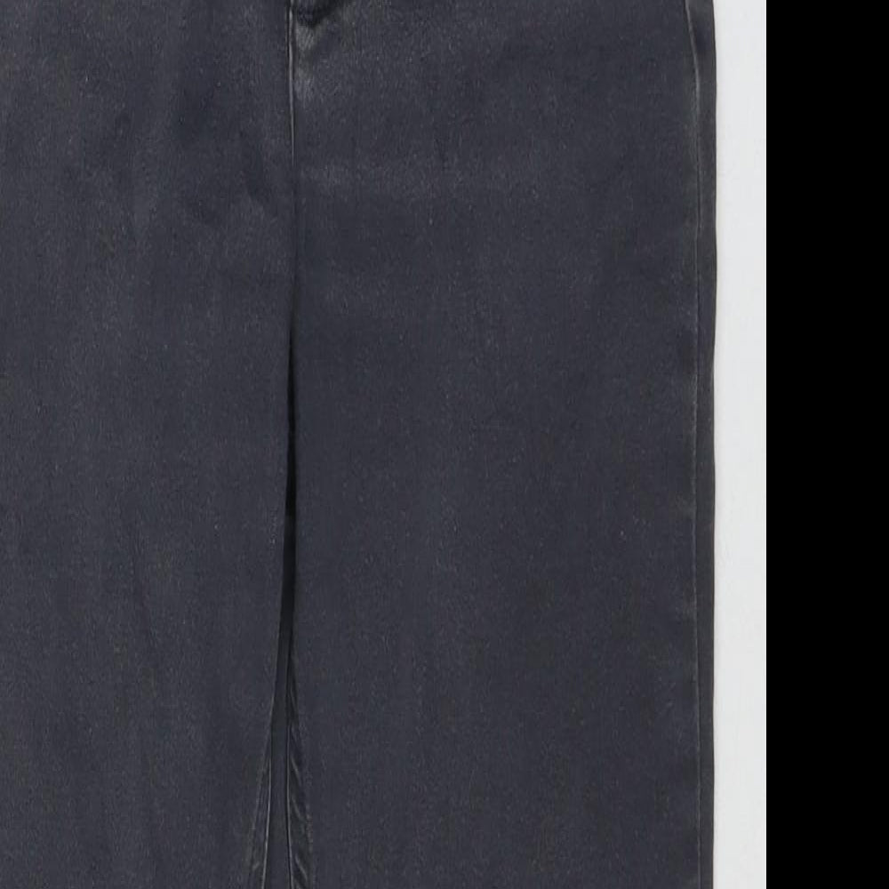 Womens UK Size 8 Marks and Spencer Regular Fit Straight Grey Jeans