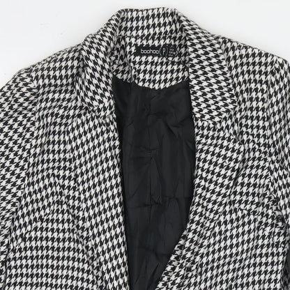 Womens UK Size 8 Boohoo Black Jacket