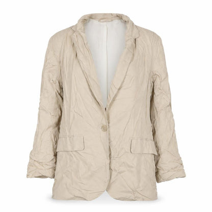 Womens UK Size 8 H&M Beige Jacket Blazer