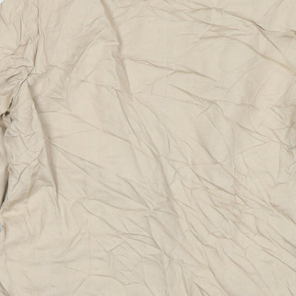 H&M Womens Beige Jacket Blazer Size 8 Zip