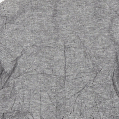 Marks and Spencer Womens Grey Jacket Blazer Size 12 Buckle