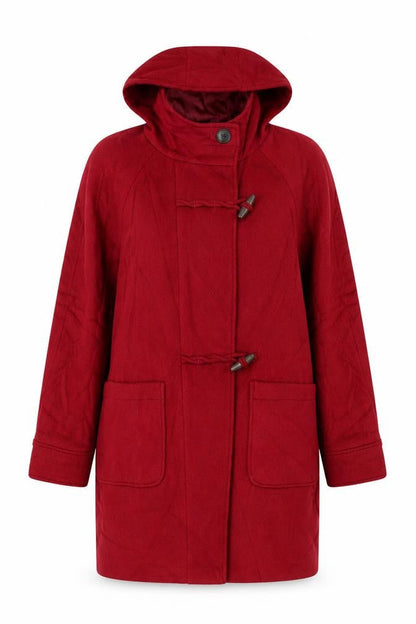Womens UK Size 18 Marks and Spencer Red Overcoat