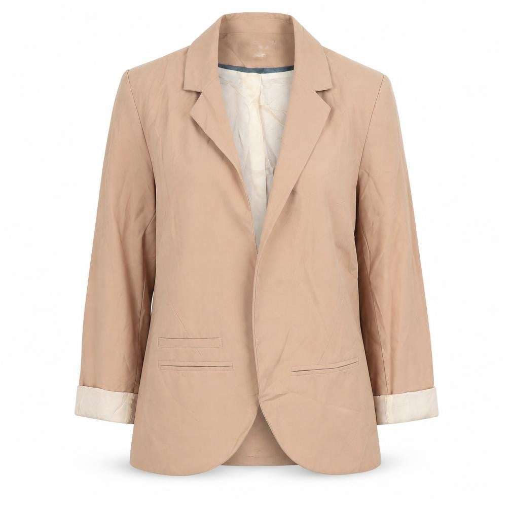 Womens UK Size 8 Topshop Beige Jacket