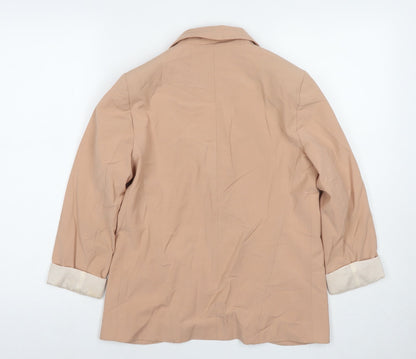 Womens UK Size 8 Topshop Beige Jacket