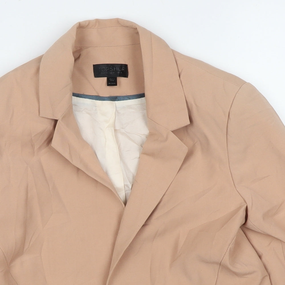 Womens UK Size 8 Topshop Beige Jacket