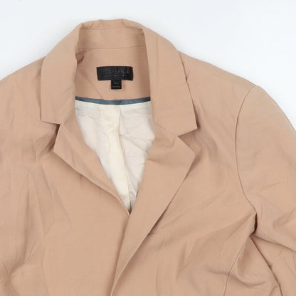Womens UK Size 8 Topshop Beige Jacket