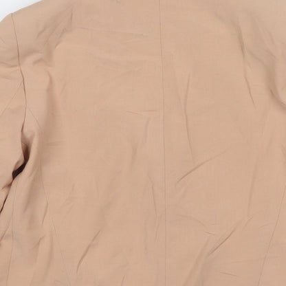 Womens UK Size 8 Topshop Beige Jacket