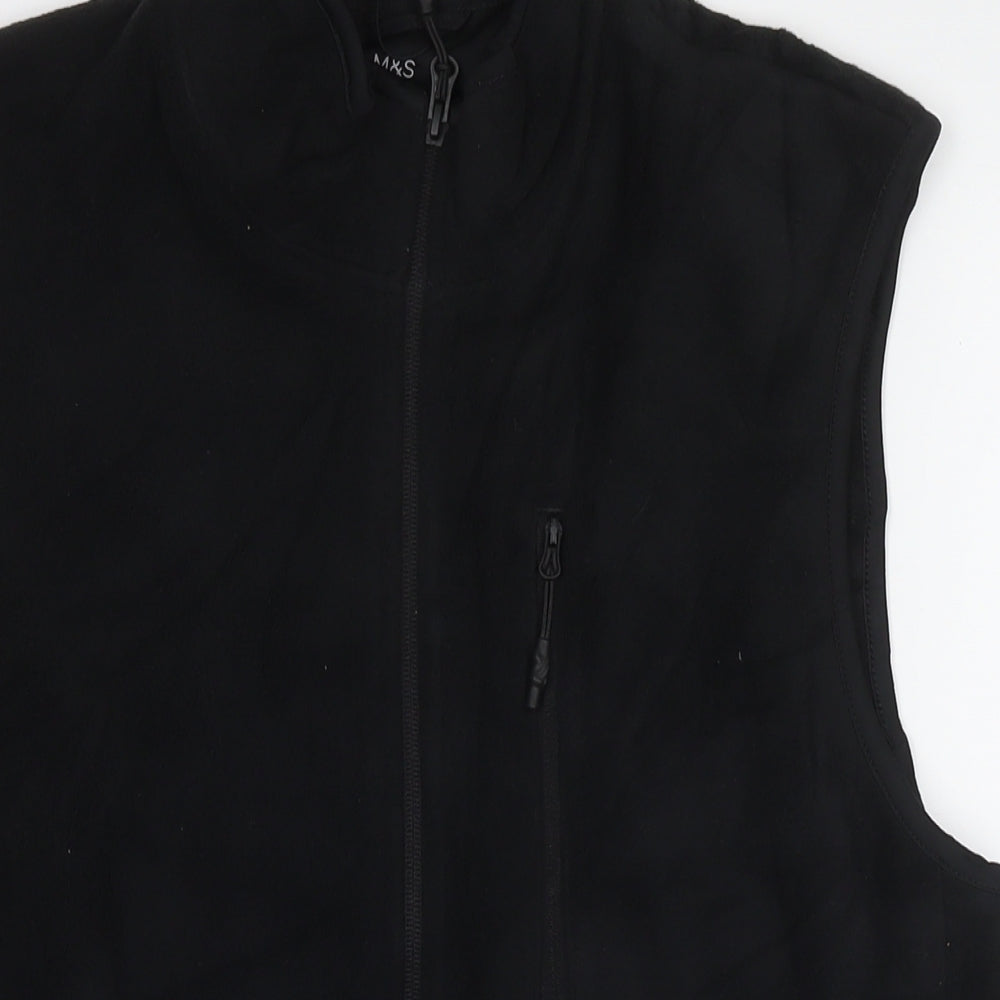 Mens UK Size M Marks and Spencer Black Jacket