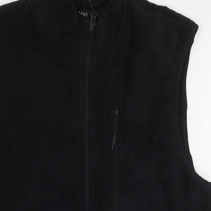 Mens UK Size M Marks and Spencer Black Jacket