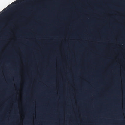 Womens UK Size 16 Per Una Blue Parka Coat