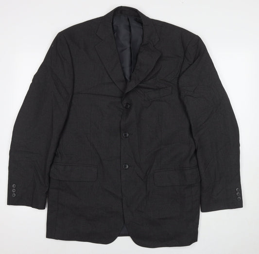 Mens UK Size 40 Marks and Spencer Regular Grey Suit Jacket