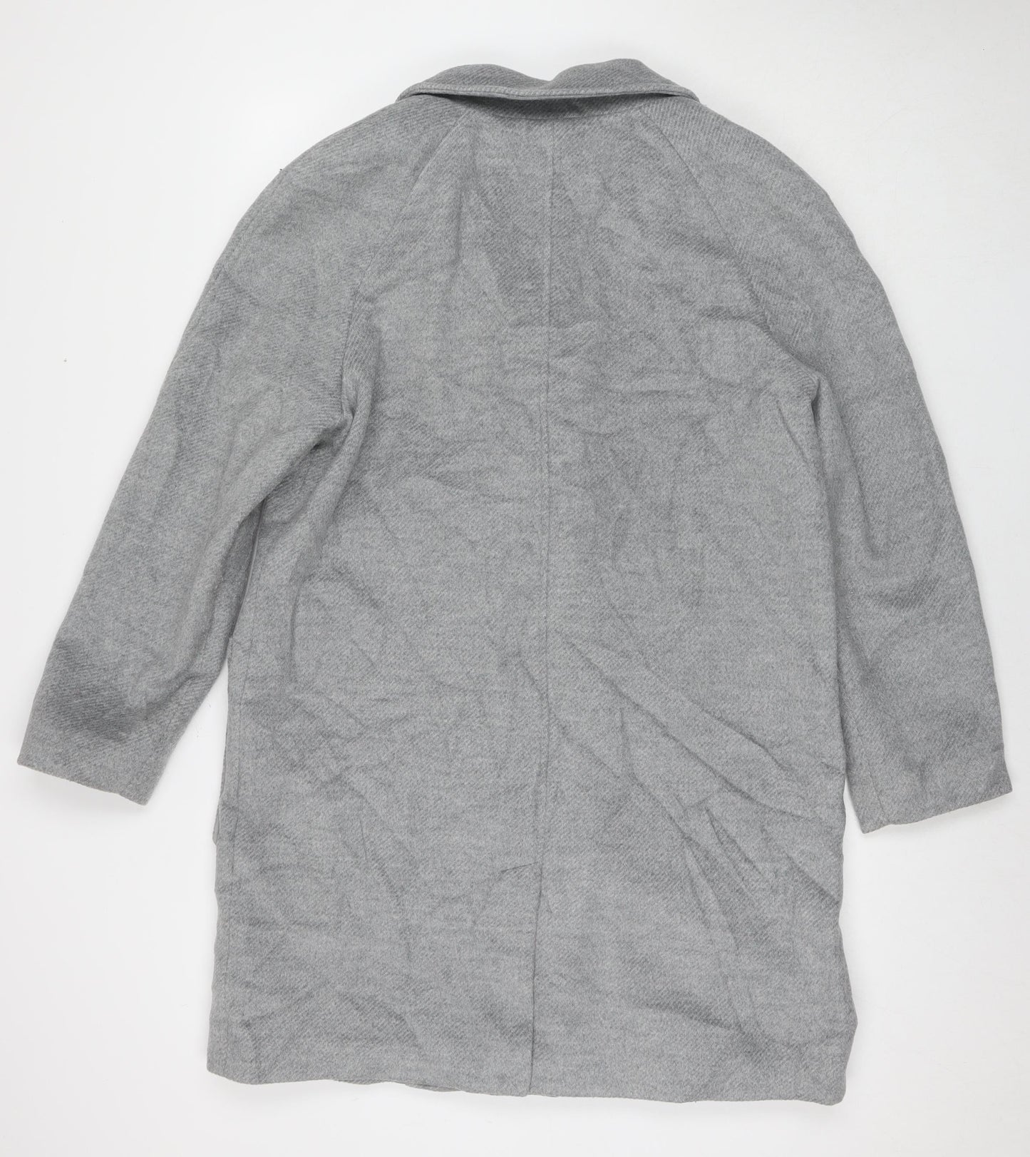 Womens UK Size 14 Marks and Spencer Grey Overcoat