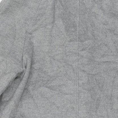 Womens UK Size 14 Marks and Spencer Grey Overcoat