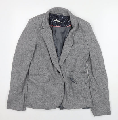 NEXT Womens Grey Jacket Blazer Size 12 Button