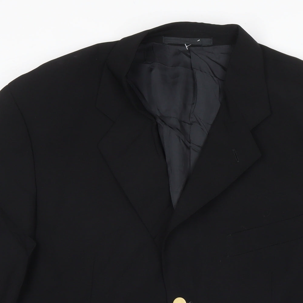 Mens UK Size 40 Giorgio Armani Black Jacket