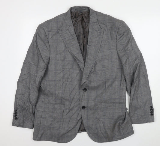 Mens UK Size 42 Marks and Spencer Regular Grey Suit Jacket