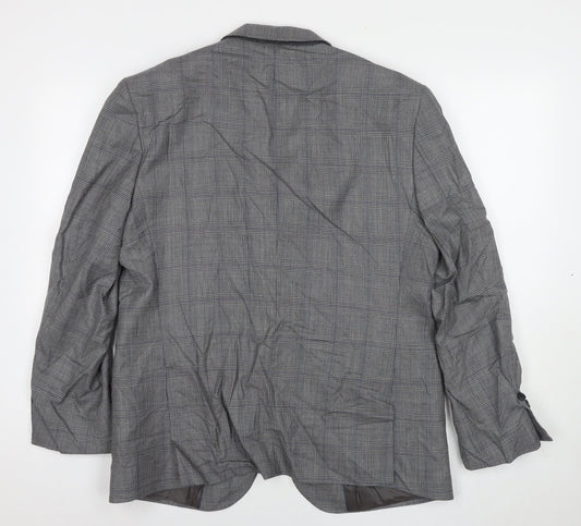 Mens UK Size 42 Marks and Spencer Regular Grey Suit Jacket