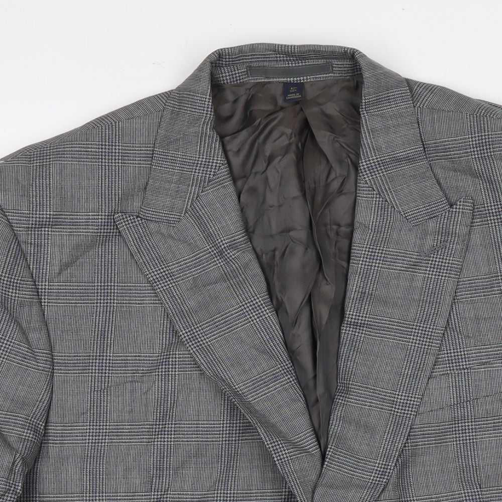 Mens UK Size 42 Marks and Spencer Regular Grey Suit Jacket