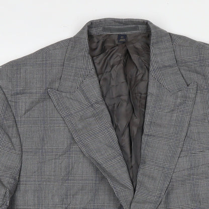 Mens UK Size 42 Marks and Spencer Regular Grey Suit Jacket