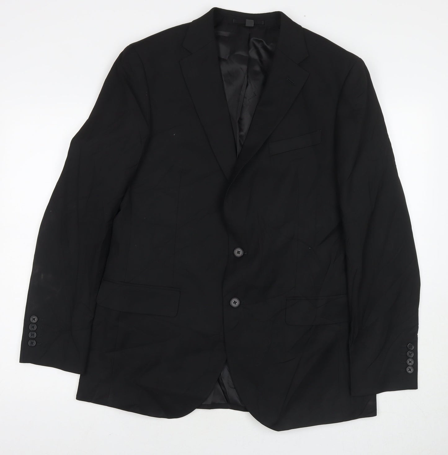 Mens UK Size 42 Marks and Spencer Regular Black Suit Jacket