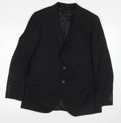 Mens UK Size 42 Marks and Spencer Regular Black Suit Jacket