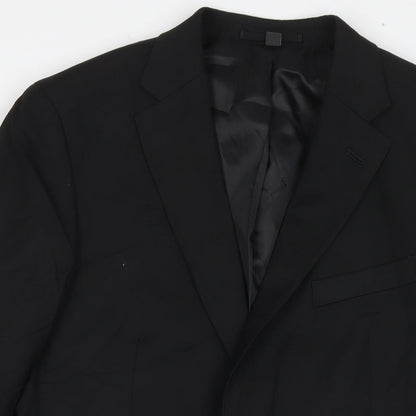 Mens UK Size 42 Marks and Spencer Regular Black Suit Jacket