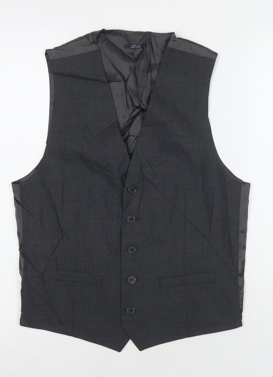 Mens UK Size S Marks and Spencer Regular Grey Suit Jacket