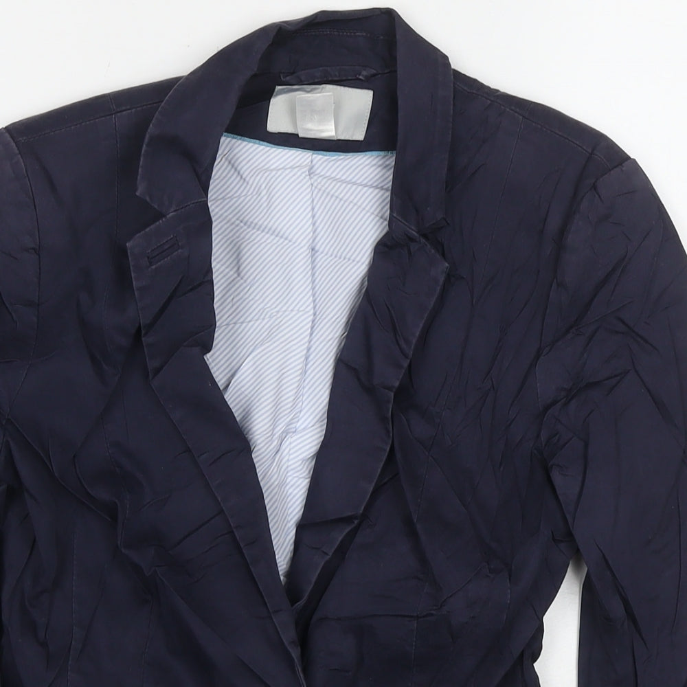 Womens UK Size 8 H&M Blue Jacket