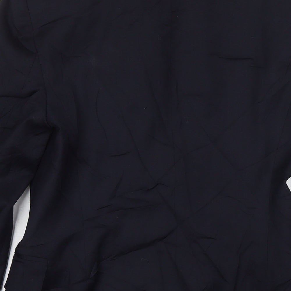 Autograph Womens Black Jacket Blazer Size 8 Button