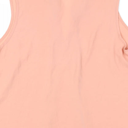 Womens UK Size 14 Roman Pink Basic Blouse