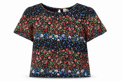 Womens UK Size M Oasis Blue Basic Blouse