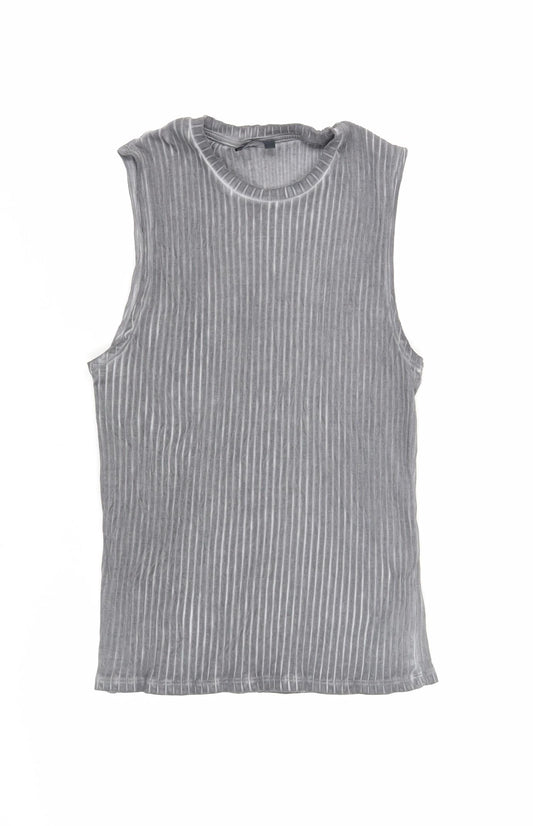 Womens UK Size M ASOS Grey Basic Tank
