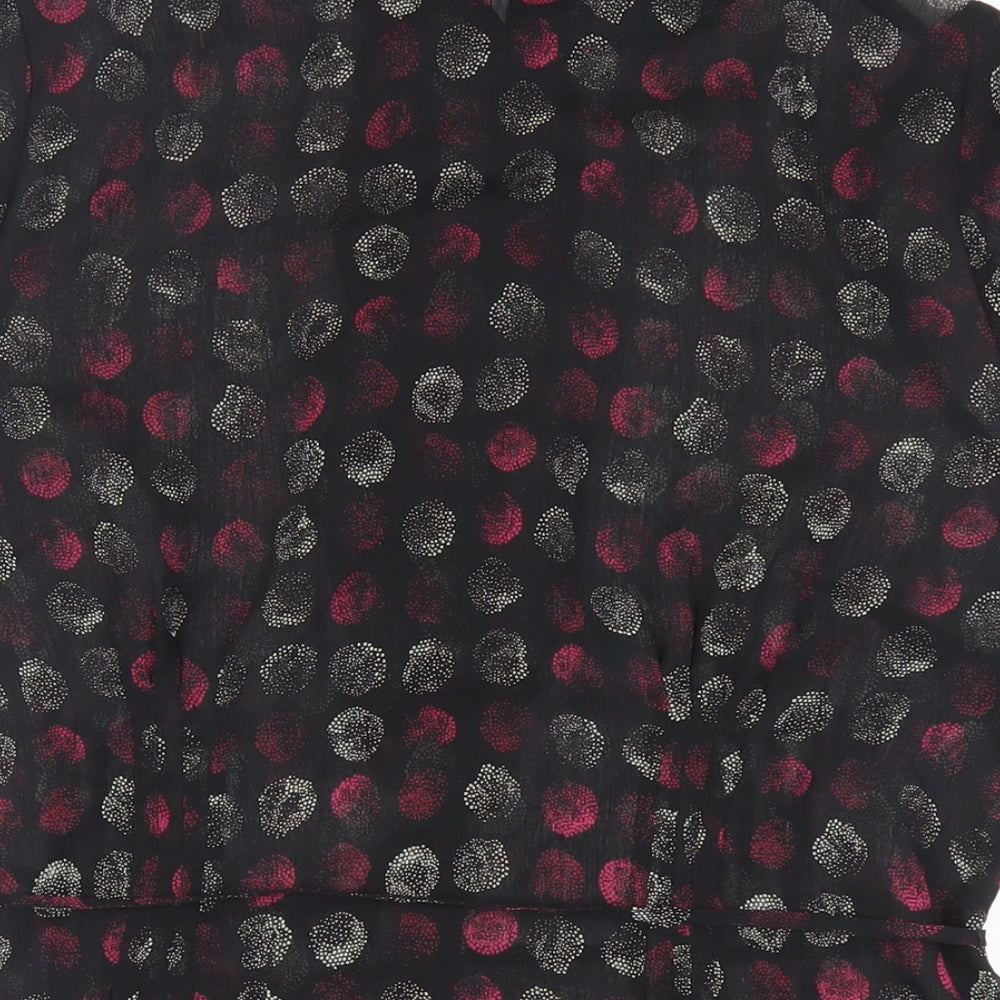 Womens UK Size 12 Marks and Spencer Black Basic Button-Up